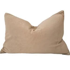 The Boulevard Luxe Velvet 40x60cm Lumbar - Tan by null, a Throws for sale on Style Sourcebook