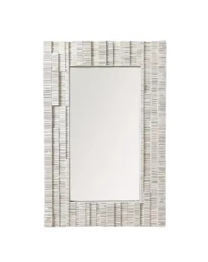 Modern Edge Rectangle Wall Mirror 101cm available in 2 colour Matte White by Luxe Mirrors, a Mirrors for sale on Style Sourcebook