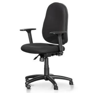 Ex Display - Brent High Back Fabric Office Chair - Black by Interior Secrets - AfterPay Available by Interior Secrets, a Chairs for sale on Style Sourcebook