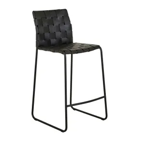 Quinn Barstool - Jet Black - Black Metal by null, a Bar Stools for sale on Style Sourcebook