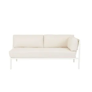 Mauritius Island Right Arm Sofa - Sand - White by null, a Outdoor Sofas for sale on Style Sourcebook