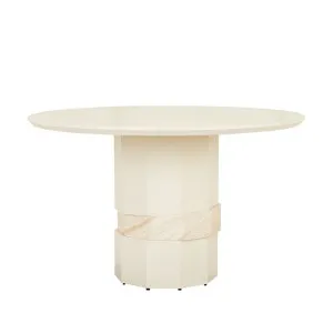 Everest Dining Table - Shell - Natural Travertine by null, a Dining Tables for sale on Style Sourcebook