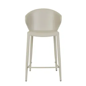 Theo Barstool - Sandstone PU - Matt Cashmere by null, a Bar Stools for sale on Style Sourcebook