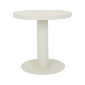 Frankie Round Cafe Table - Faux Light Travertine - Sandcastle by null, a Tables for sale on Style Sourcebook