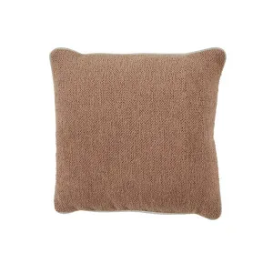 Hugo Square Cushion - Coral - Caramel Latte by null, a Cushions, Decorative Pillows for sale on Style Sourcebook