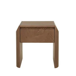 Luna Bedside - Smoked Ash Parquetry by null, a Bedside Tables for sale on Style Sourcebook