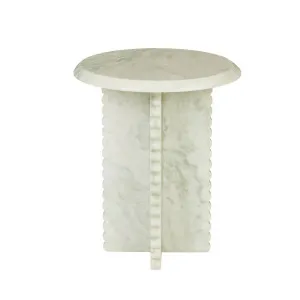 Rufus Fleur Side Table - Green Onyx by null, a Bedside Tables for sale on Style Sourcebook