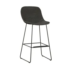 Granada Scoop Barstool - Licorice by null, a Outdoor Chairs for sale on Style Sourcebook