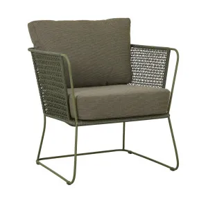 Cabana Sleigh Occasional Chair - Emerald - Moss by null, a Outdoor Chairs for sale on Style Sourcebook