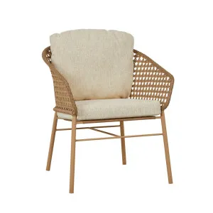 Cabana Lace Occasional Chair - Oatmeal - Ginger by null, a Outdoor Chairs for sale on Style Sourcebook
