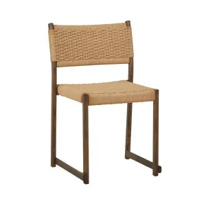 Anton Dining Chair - Natural Papercord - Chocolate Oak by null, a Chairs for sale on Style Sourcebook