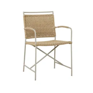 Esme Dining Armchair - Sagebrush - Linen Metal by null, a Chairs for sale on Style Sourcebook
