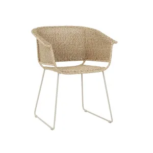 Corsica Isle Dining Armchair - Sagebrush - Linen Metal by null, a Chairs for sale on Style Sourcebook