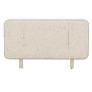 Hugo Bridge Bedhead - White Bark - Matt Oatmeal by null, a Bed Heads for sale on Style Sourcebook