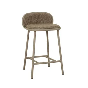Pebble Barstool - Shiitake - Matt Latte by null, a Bar Stools for sale on Style Sourcebook