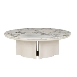 Leon Marble Coffee Table - Porcelain - Matt Ocean Marble by null, a Coffee Table for sale on Style Sourcebook