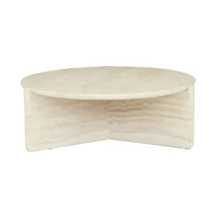 Venus Revolve Coffee Table - Natural Travertine by null, a Coffee Table for sale on Style Sourcebook