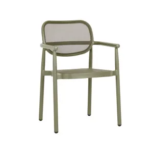 Montroi Malla Dining Armchair - Hunter Textilene - Jungle Green by null, a Chairs for sale on Style Sourcebook