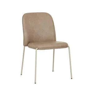 Ace Stackable Dining Chair - Mist PU - Matt Cashmere by null, a Chairs for sale on Style Sourcebook