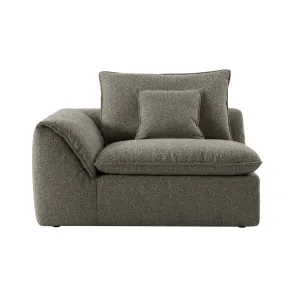 Madrid Fold Left Chaise Sofa - Mercury Boucle by null, a Sofas for sale on Style Sourcebook