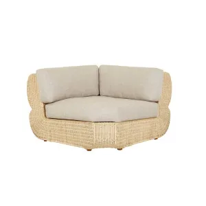Cloud Retreat 1 Seater Centre Sofa - Ashville - Natural Rattan by null, a Chairs for sale on Style Sourcebook