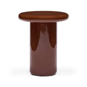 Fleur Side Table Umber Gloss by Horgans, a Side Table for sale on Style Sourcebook