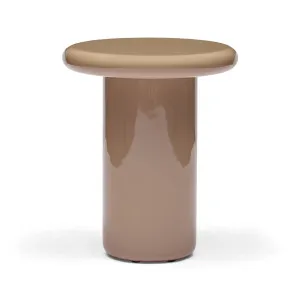 Fleur Side Table Grey Gloss by Horgans, a Side Table for sale on Style Sourcebook
