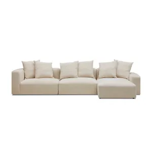 Madrid Modular Sofa Dutch White 3 Seat Right by Horgans, a Sofas for sale on Style Sourcebook