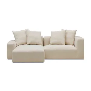 Madrid Modular Sofa Dutch White 2 Seat Left by Horgans, a Sofas for sale on Style Sourcebook