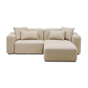 Pascal Modular Sofa Biscuit 2 Seat with Ottoman by Horgans, a Sofas for sale on Style Sourcebook