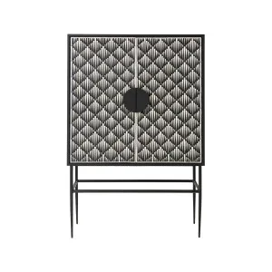 Tasma Bone Inlay Cabinet Black by Horgans, a Cabinets, Chests for sale on Style Sourcebook