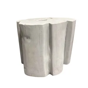 White Timber Side Table Small Sample by Horgans, a Side Table for sale on Style Sourcebook