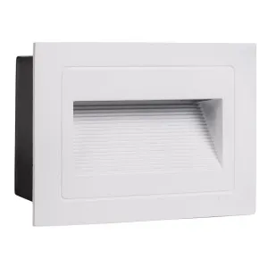 Havit Trin Maxi Square LED Weatherproof Recessed Outdoor Step Light 240V AC White by Havit, a LED Lighting for sale on Style Sourcebook