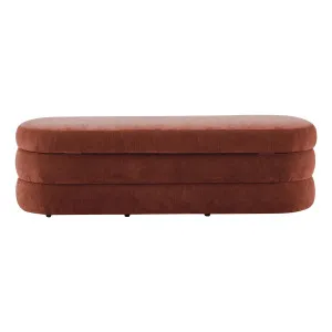 Casey King Storage Ottoman in Fam Terracotta by OZ Design, a Ottomans for sale on Style Sourcebook