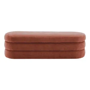 Casey Queen Storage Ottoman in Fam Terracotta by OZ Design, a Ottomans for sale on Style Sourcebook