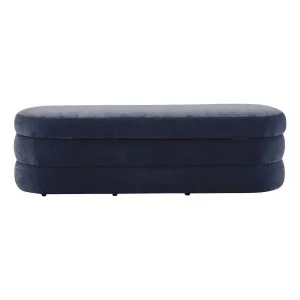 Casey King Storage Ottoman in Fam Navy by OZ Design, a Ottomans for sale on Style Sourcebook