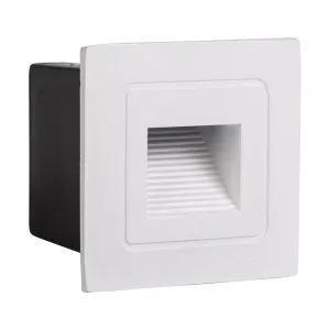 Havit Trin Mini Square LED Weatherproof Recessed Outdoor Step Light 12V DC White by Havit, a LED Lighting for sale on Style Sourcebook