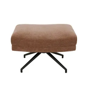 Rowan Ottoman - Copeland Hazel - Black Metal by GlobeWest, a Ottomans for sale on Style Sourcebook