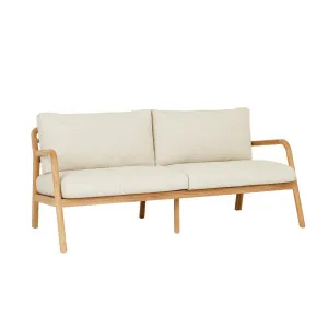 Belle 3 Seater Sofa - Straw Sunproof - Natural Teak by null, a Outdoor Furniture for sale on Style Sourcebook