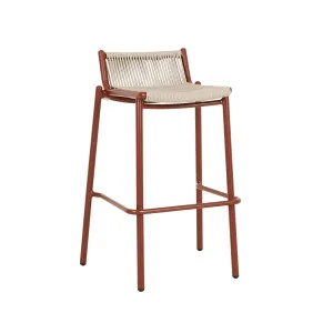 Valencia String Barstool - Sand - Sunbaked Clay by null, a Outdoor Furniture for sale on Style Sourcebook