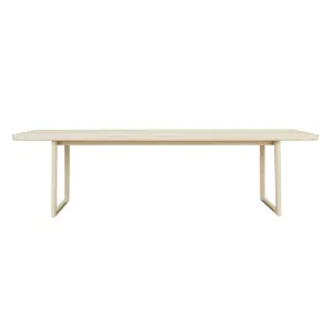 Valencia Frame Dining Table - Faux Travertine - Beige by null, a Outdoor Furniture for sale on Style Sourcebook