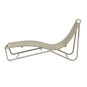 Montana Curve Sunbed - Oyster - Linen Metal by null, a Outdoor Furniture for sale on Style Sourcebook