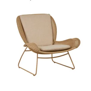 Marina Laze Occasional Chair - Chalk - Mushroom by null, a Outdoor Furniture for sale on Style Sourcebook