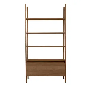 Owen Drawer Shelving Unit - Mocha Oak by null, a Bookshelves for sale on Style Sourcebook