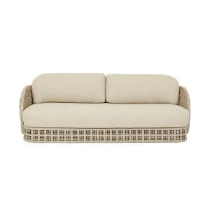 Cohen 3 Seater Sofa - Shell - Mushroom by null, a Outdoor Furniture for sale on Style Sourcebook