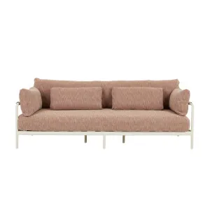 Cape 3 Seater Sofa - Tuscan Brick - Sandcastle Tweed by null, a Outdoor Furniture for sale on Style Sourcebook