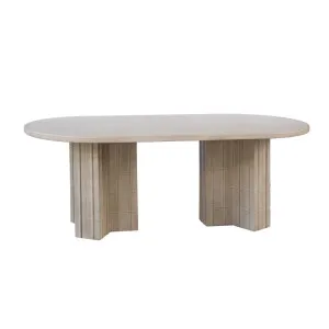 Lagos Oval Dining Table - Matt Savanna by null, a Outdoor Furniture for sale on Style Sourcebook