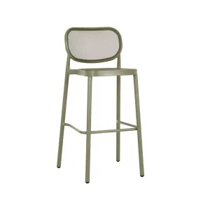 Montroi Malla Barstool - Hunter Textilene - Jungle Green by null, a Outdoor Furniture for sale on Style Sourcebook