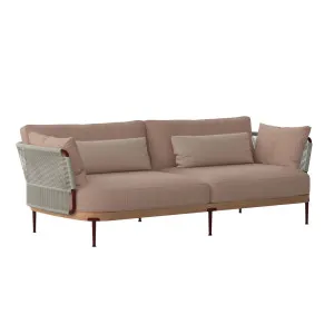 Riviera 3 Seater Sofa - Hazelnut - Canvas by null, a Outdoor Furniture for sale on Style Sourcebook