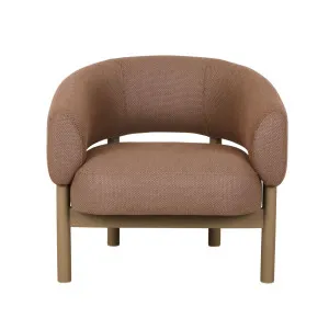 Jenson Outdoor Occasional Chair - Red Ochre - Camel by null, a Outdoor Furniture for sale on Style Sourcebook